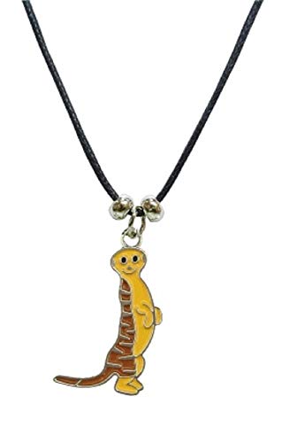 Cornelißen Kette Erdmännchen Modeschmuck Anhänger emailliert Tiere Erdmann von Cornelißen