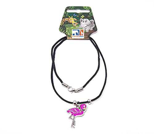 Cornelißen Kette Flamingo Modeschmuck Anhänger emailliert Tier Tiere Flamingos Vogel Vögel von Cornelißen