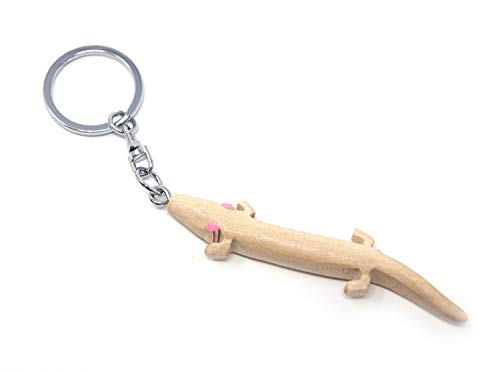 Cornelißen - Schlüsselanhänger aus Holz - Grottenolm (Weiß) von Cornelißen