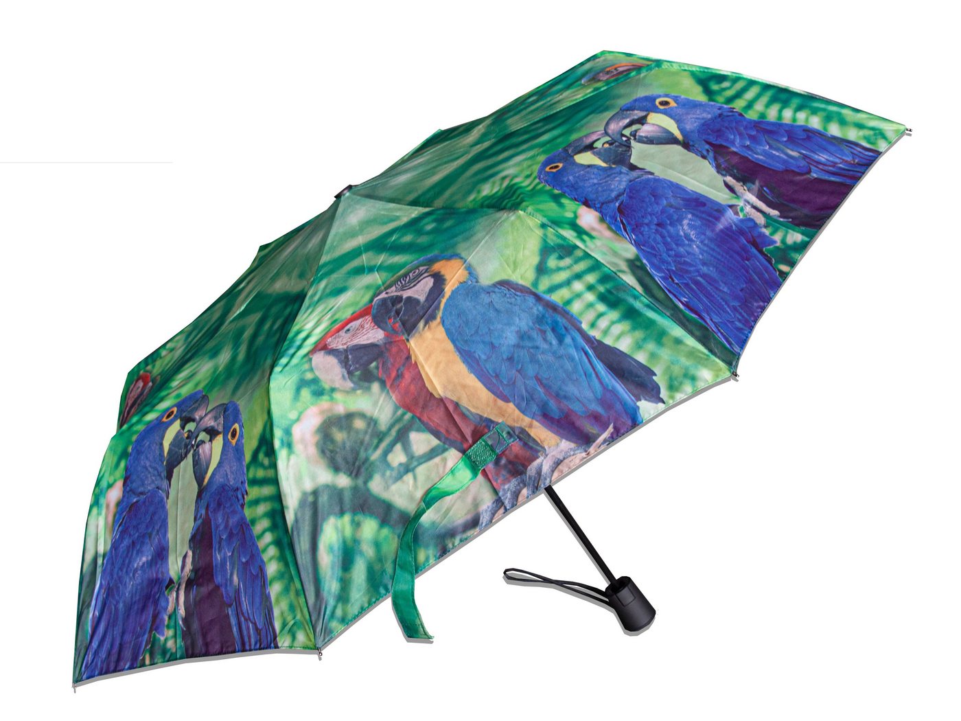 Cornelißen Taschenregenschirm Regenschirm - Papageien - Ø 95 cm von Cornelißen