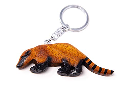 Cornelißen Holzschlüsselanhänger - Nasenbär, Braun von Cornelißen
