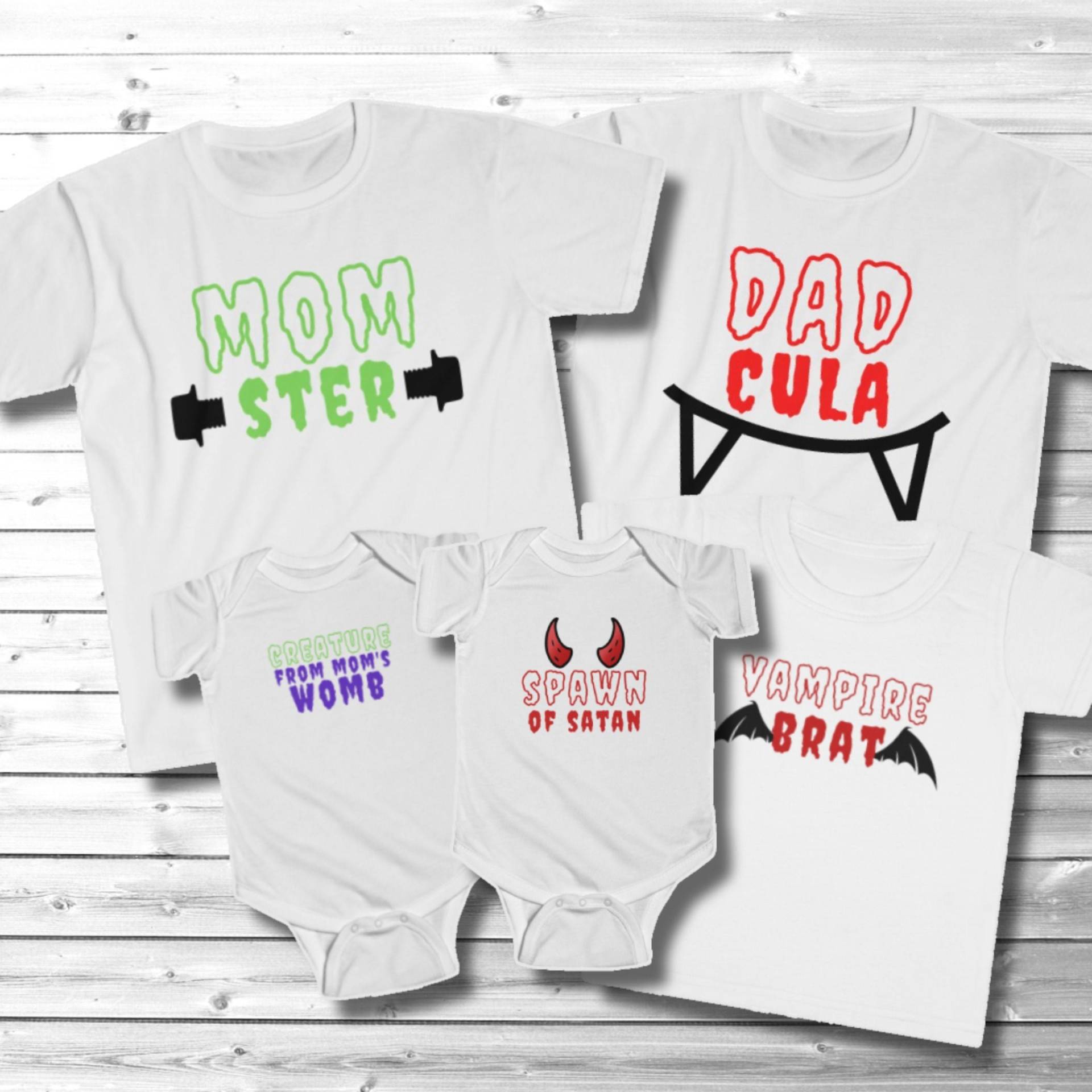 Mama Und Ich Halloween Shirt, ""Momster"" Tshirt, Passende Familienkostüme, Monster Mom T Baby Tees, Mutter Tochter." von CornerThreeDesigns