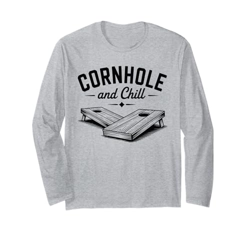 Lustiges Cornhole Player Turnier Champion Spiel für Männer Frauen Langarmshirt von Cornhole Team Sport Legend Design Gift Adults Kids