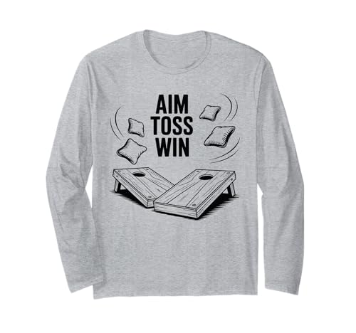 Lustiges Cornhole Player Turnier Champion Spiel für Männer Frauen Langarmshirt von Cornhole Team Sport Legend Design Gift Adults Kids