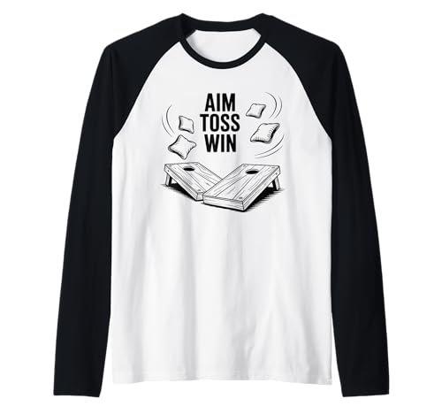 Lustiges Cornhole Player Turnier Champion Spiel für Männer Frauen Raglan Lustiges Cornhole Player Turnier Champion Spiel für Männer Frauen Raglan von Cornhole Team Sport Legend Design Gift Adults Kids