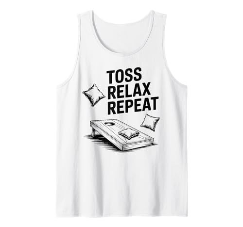 Lustiges Cornhole Player Turnier Champion Spiel für Männer Frauen Tank Top von Cornhole Team Sport Legend Design Gift Adults Kids
