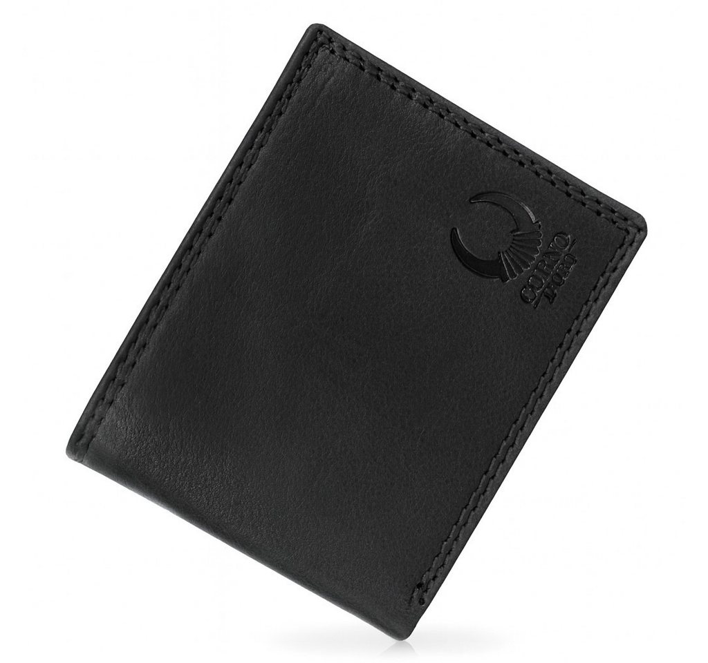 Corno d´Oro Geldbörse Herren Leder RFID Handmade Portemonnaie mit Münzfach, Querformat, Geldbeutel mit 12 Kartenfächer, Geschenkverpackung von Corno d´Oro