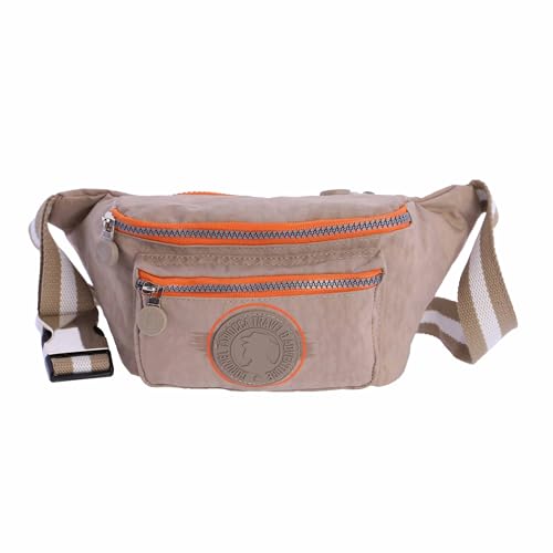 CORONEL TAPIOCCA Bauchtasche Mode Damen Wasserdicht Gürteltasche Outdoor Hüfttasche Damen Bauchtasche Gürteltasche Hüfttasche Alda, Beige von Coronel Tapiocca