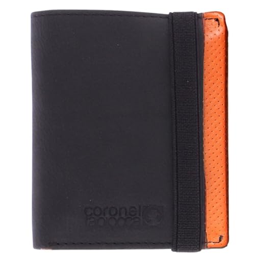 CORONEL TAPIOCCA Herren Geldbörse Wallet Geldbeutel Herren Wallet Portemonnaie Brieftasche Herren Geldbörse Portmonee Geldbeutel Münzfach Kartenetui Aladino Schwarz, 8,7x10,5 von Coronel Tapiocca