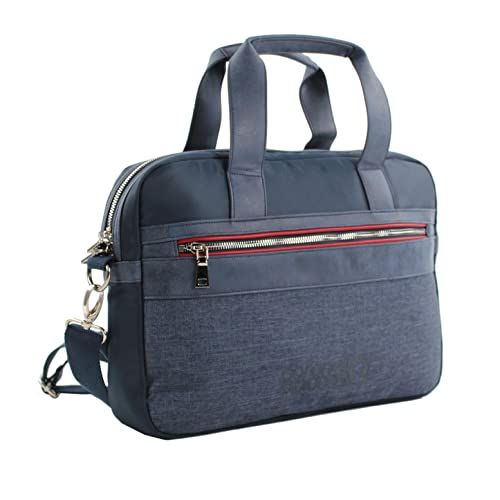 Coronel Tapiocca Businesstasche Schultertasche Red Aktentasche Laptoptaschen Herren Blau von Coronel Tapiocca