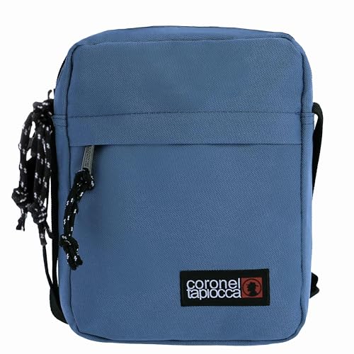 Coronel Tapiocca Herren Urban Umh ngetasche f r Herren Schultertasche Coronel Tapiocca Casual Taschen und Rei verschluss, Hellblau, 17.5 x 22 5.5 cm EU von Coronel Tapiocca