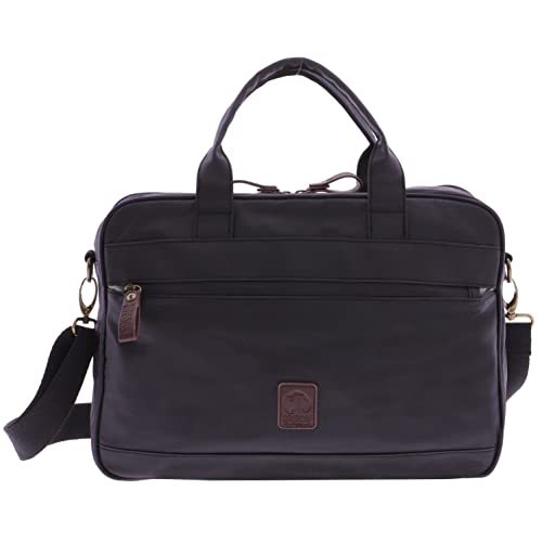 Coronel Tapiocca Businesstasche Schultertasche Abel Aktentasche Laptoptaschen Herren Schwarz von Coronel Tapiocca