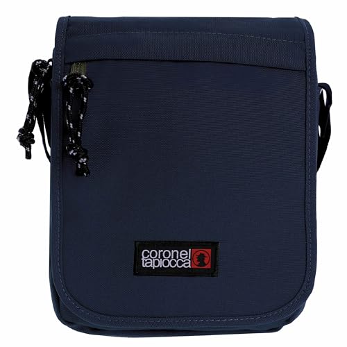 CORONEL TAPIOCCA Umhängetasche Messenger Bag Herren Schultertasche Handtasche Umhängetasche Herren Schultertasche Schultergurt Herrentasche Sling Bag Denim Marineblau von Coronel Tapiocca