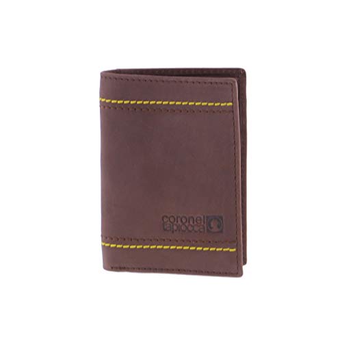 Coronel Tapiocca Wallet Portemonnaie Adrian Portmonee Herren-Geldbörse Herren Braun, 6,5 x 10 von Coronel Tapiocca