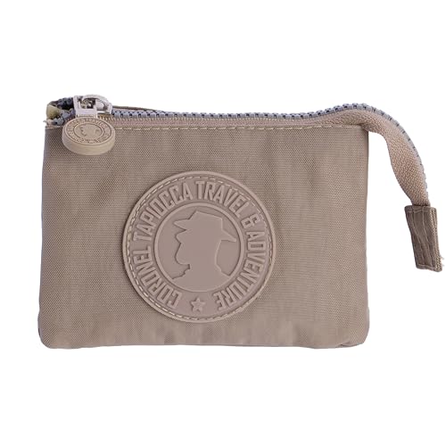 CORONEL TAPIOCCA Damen Geldbörse Wallet Geldbeutel Damen Wallet Portemonnaie Brieftasche Damen Geldbörse Portmonee Geldbeutel Münzfach Kartenetui Albina Beige, 14,5x9,5x5 von Coronel Tapiocca