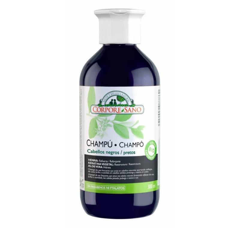 Corpore Sano Haarshampoo Corpore Champu Henna 300ml Cabellos Negros Bio von Corpore Sano