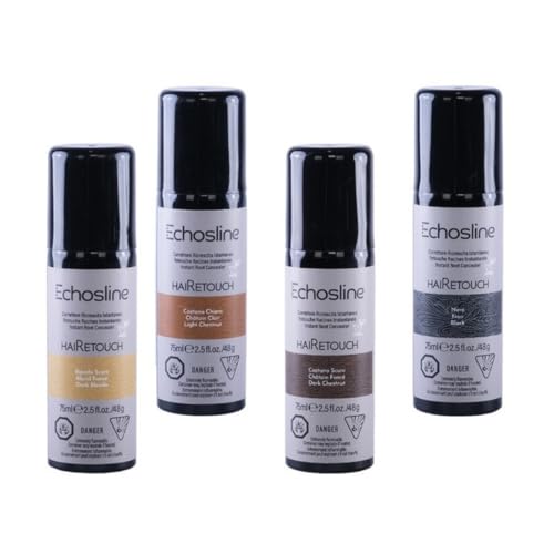 HaiRetouch Retusche Spray - Sofortiges Nachwachsen Concealer - Dunkelblond - 75 ml - EchosLine - Vegan von CORRADO