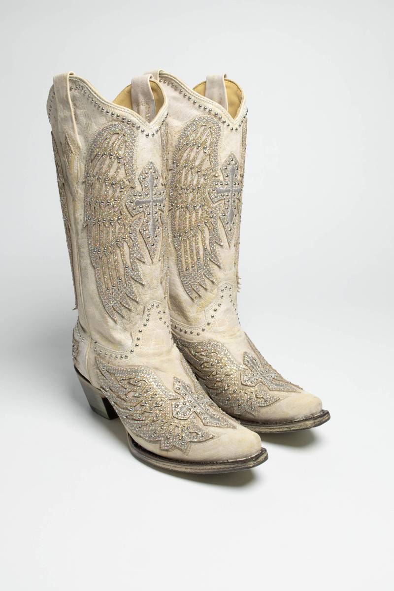 Corral Boots A3571 Damen Weiß von Corral Boots