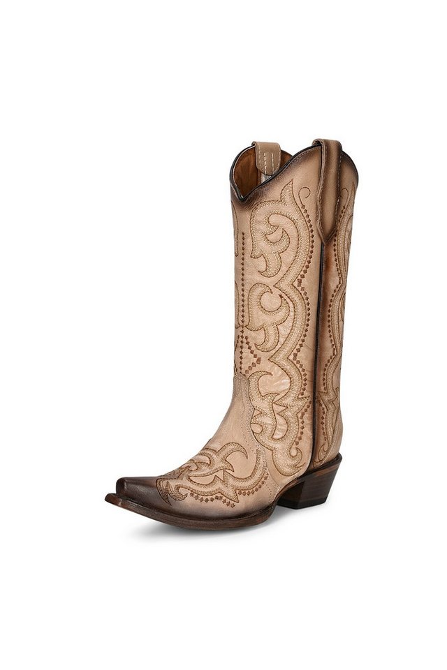 Corral Boots L5870 Braun Cowboystiefel Rahmengenähte Damen Westernstiefel von Corral Boots