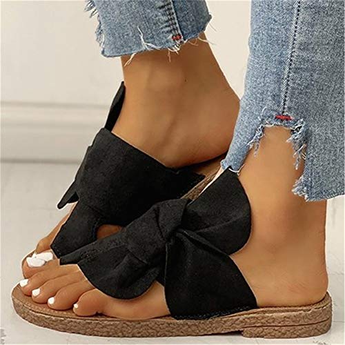 Zehenkorrektur 2020 Sandalen Orthopedic Premium Toe Corrector Sandals Big Toe Hallux Valgus Unterstützung Plattform Sandale Schuhe,Schwarz,38 von Corrective sandals