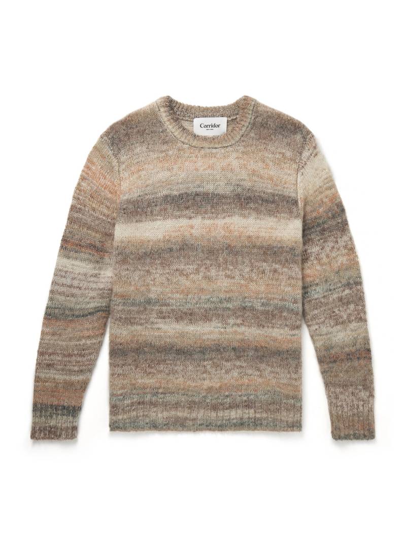 Corridor - Space-Dyed Knitted Sweater - Men - Neutrals - S von Corridor