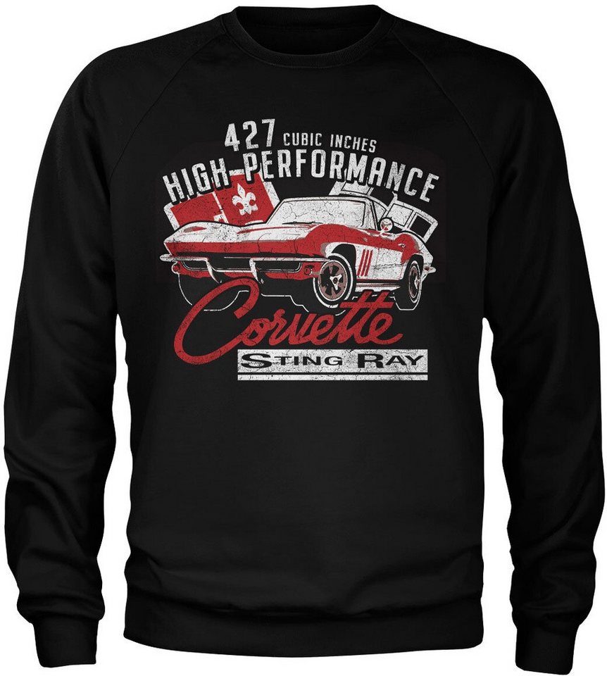Corvette Rundhalspullover High Performance Sweatshirt von Corvette
