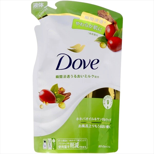 Dove Japan - Jojoba Oil & Sandalwood Body Wash Refill - 330g von Dove Japan
