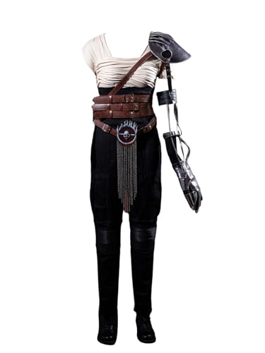 CosFantasy Damen Furiosa Cosplay Kostüm Mittelalter Leder Schulter Rüstung Umhang Volle Outfits für Halloween, Schwarz, Large CosFantasy Damen Furiosa Cosplay Kostüm Mittelalter Leder Schulter Rüstung Umhang Volle Outfits für Halloween, Schwarz, Large von CosFantasy