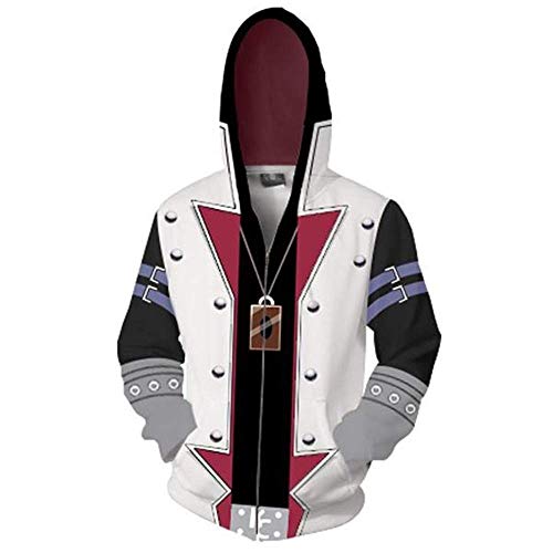 CosIdol Seto Kaiba Kapuzenjacke 3D Digital Print Japanese Anime Pullover Hooded Herren Kapuzenpullover Hoodies Sportswear Sweatshirt Tops 2XL von CosIdol