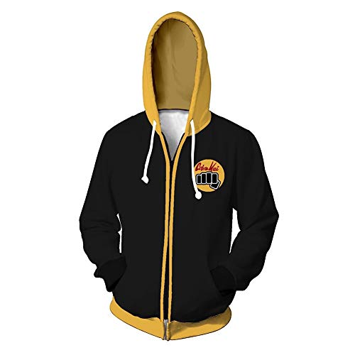 Karate Kid Hoodie Cobra Kai Kapuzenpullover Herren 3D Druck Grafisches Pullover Langarm Sweatshirt Mit Taschen XL von CosIdol