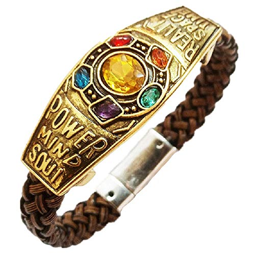 Thanos Infinite Power Soul Stone Magnet-Armbänder, Film-inspiriert, Cosplay, Damen und Herren, Charm, Schmuck, Armband a, Einheitsgröße von CosIdol