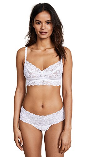 Cosabella Damen BH, Never Say Never Sweetie Soft Bra Spitze, Gr. Large (Herstellergröße: Large), Weiß (White) von Cosabella