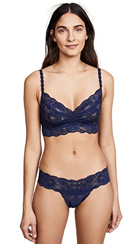 Cosabella Damen BH, Never Say Never Sweetie Soft Bra Spitze, Gr. Medium (Herstellergröße: Medium), Blau (Navy) von Cosabella