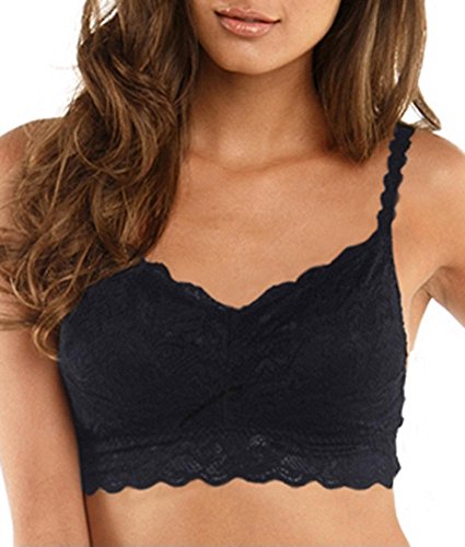 Cosabella Damen BH, Never Say Never Sweetie Soft Bra Spitze, Gr. Small (Herstellergröße: Small), Grau (Anthracite) von Cosabella