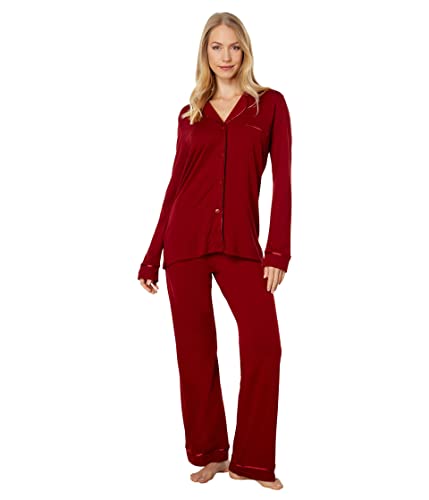 Cosabella Damen Bella Pyjama-Set mit langärmeligem Oberteil und Hose Pyjamaset, Sindoor Red/Sindoor Red, S von Cosabella