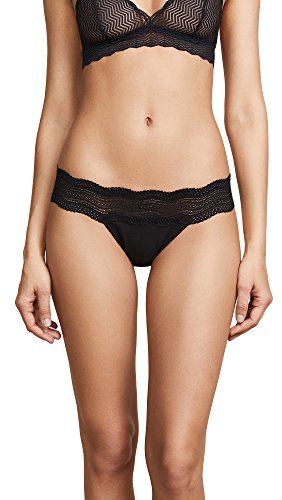 Cosabella Damen Dolce Thong Tangahöschen, Black, One Size Fits All von Cosabella