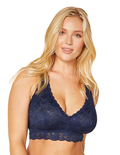 Cosabella Damen Never Say Nevertm Curvy Racie Racerback Bralette BH, Bleu Marine, XL von Cosabella