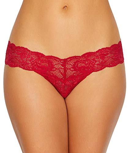 Cosabella Damen Nsn Lr Thong - Cutie Tangahöschen - Rot (Rouge Mystique) - Taille unique von Cosabella