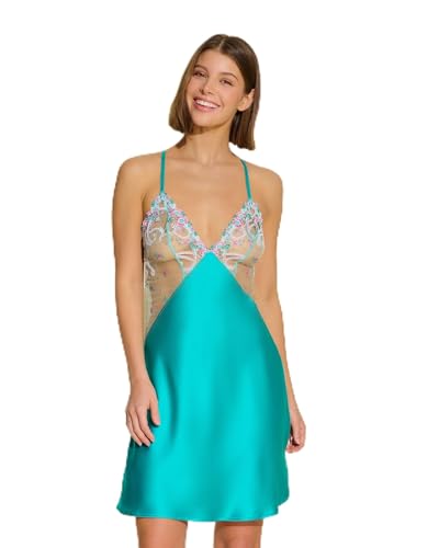 Cosabella Damen Sanika Italian Nightie Negligé, Addy Green, S von Cosabella