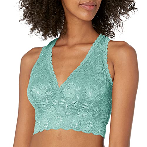 Cosabella Damen Say Never Curvy Racie Racerback Bralette Plunge-BH, Blu Capri, Medium von Cosabella