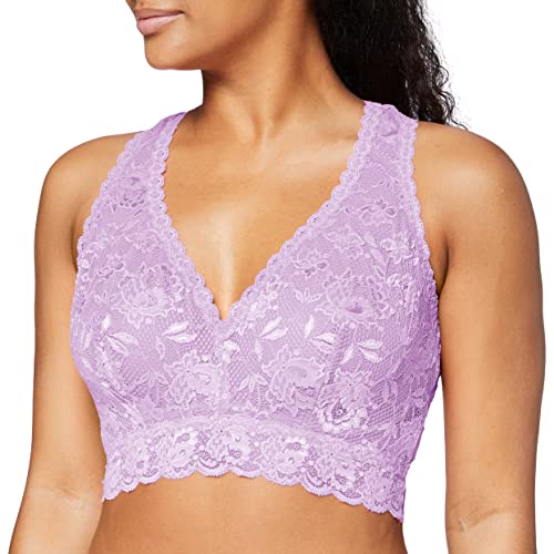 Cosabella Damen Say Never Curvy Racie Racerback Bralette Plunge-BH, Eisviolett, small von Cosabella