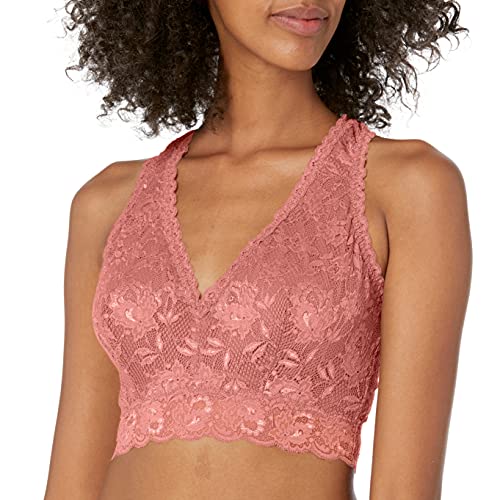 Cosabella Damen Say Never Curvy Racie Racerback Bralette Plunge-BH, Nuovo Mauve, Medium von Cosabella