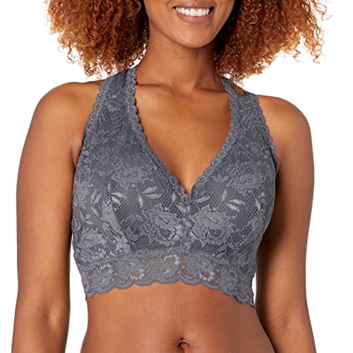 Cosabella Damen Say Never Curvy Racie Racerback Bralette Plunge-BH, anthrazit, X-Large von Cosabella