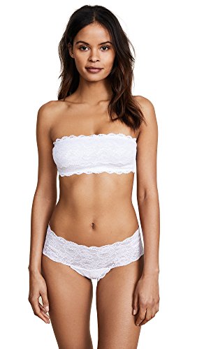 Cosabella Damen Say Never Flirtie Bandeau Bra BH, Halbschuh, Weiß (White), 80D (Herstellergröße: Large) von Cosabella