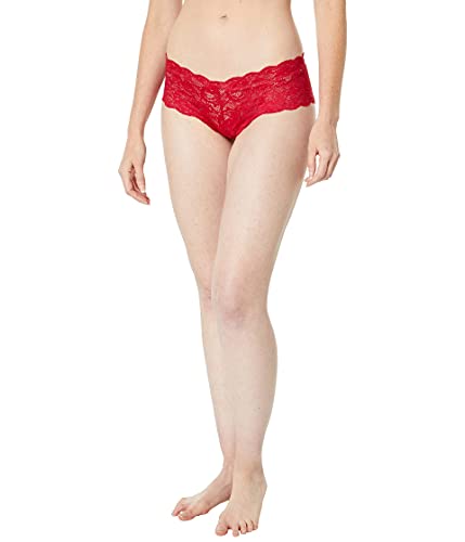 Cosabella Damen Say Never Naughtie Hotpants mit offenem Zwickel, niedrig geschnitten Slips für Jungen, Mystic Red, Small-Medium von Cosabella