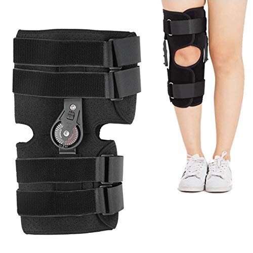 Juli-Geschenk Kniestütze, Kompressionsknieorthese, postoperative Kniestütze zur Wiederherstellung Stabilisierung Anti-Rutsch-Kniestütze Ärmel Knieschützer für Bandverletzungen in der Orthopädie(L) von Cosiki