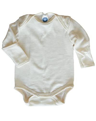 Cosilana, Baby Body mit Kratzschutz, 70% Wolle (kbT), 30% Seide von Cosilana