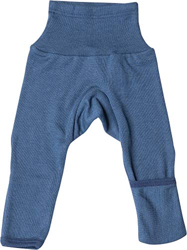 Cosilana Baby Hose lang- mit Kratzschutz am Bein 50/56 Uni Marine 08 von Cosilana Naturwäsche