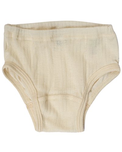 Cosilana, Kinder Slip/Unterhose hoher Beinausschnitt, 45% KBA Baumwolle, 35% kbT Wolle, 20% Seide (116, Natur) von Cosilana