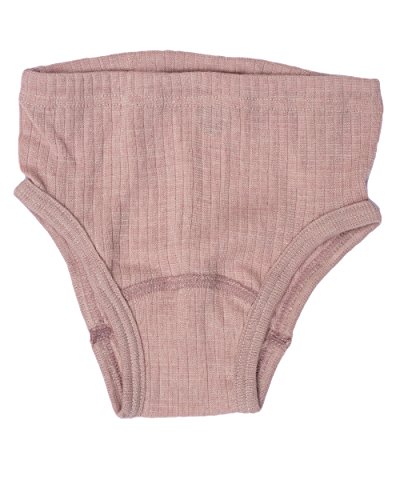 Cosilana, Kinder Slip/Unterhose hoher Beinausschnitt, 45% KBA Baumwolle, 35% kbT Wolle, 20% Seide (116, Pink Meliert) von Cosilana